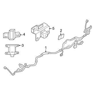 Mazda OE - Rear Bumper - Electrical Components
