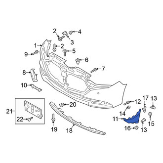 Mazda OE - Front Right Brake Air Duct