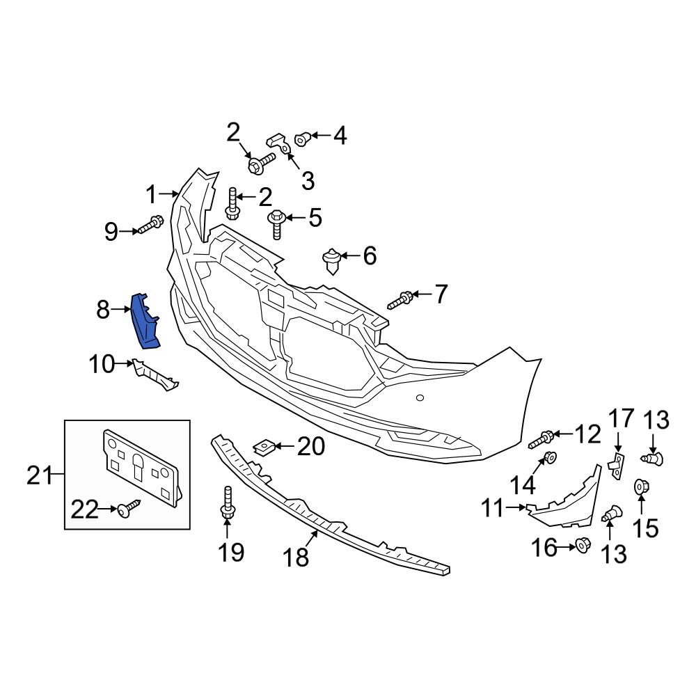 mazda-oe-bckb50c21a-front-left-bumper-cover-corner-cover-guide