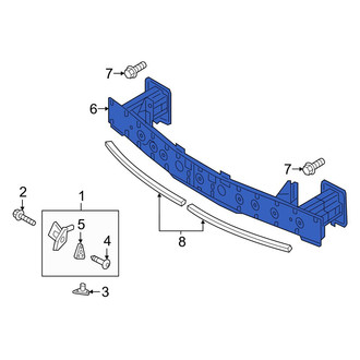 Mazda OE - Front Bumper Impact Bar