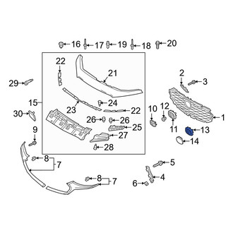 Mazda OE - Grille Emblem Bracket