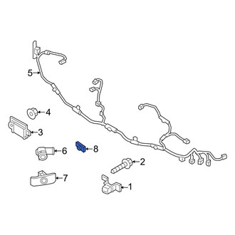 Mazda OE - Rear Right Inner Parking Aid Sensor Housing