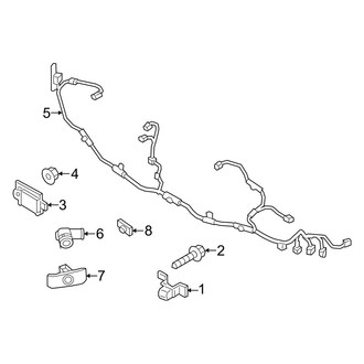 Mazda OE - Front Bumper & Grille - Electrical Components (Japan Built), (Base / Preferred / Premium / Select Sedan)