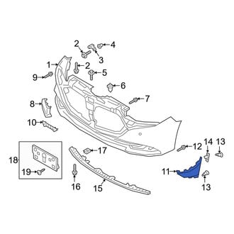 Mazda OE - Front Right Brake Air Duct