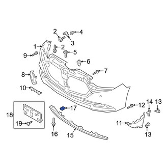 Mazda OE - Headlight Mounting Nut