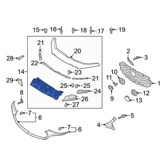 Mazda OE - Front Bumper Cover Spacer Panel