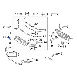 Mazda OE - Front Tow Eye Cap