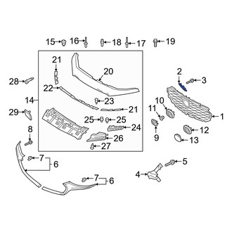 Mazda OE - Right Grille Bracket