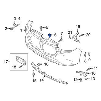 Mazda OE - Bumper Cover Retainer