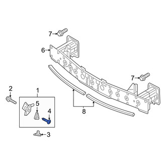 Mazda OE - Bumper Impact Bar Screw