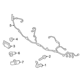 Mazda OE - Front Bumper & Grille - Electrical Components (Base / Preferred / Premium Hatchback)