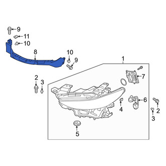 Mazda OE - Right Headlight Bracket