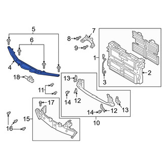 Mazda OE - Front Radiator Support Tie Bar