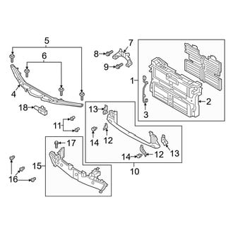 Mazda OE - Radiator Support (Japan Built)