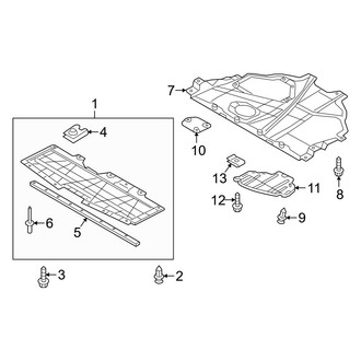Mazda OE - Radiator Support - Splash Shields (Japan Built)