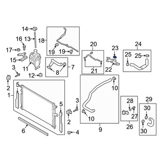Mazda OE - Engine Coolant Filler Neck Cap