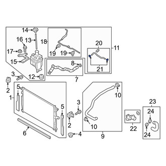 Mazda OE - Engine Coolant Reservoir Hose Clamp
