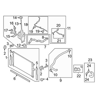Mazda OE - Cooling - Radiator & Components (Mexico Built)