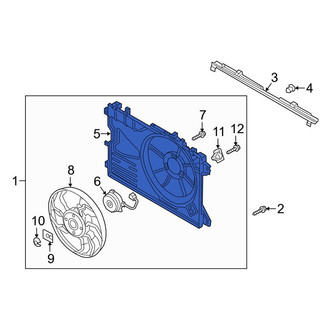 Mazda OE - Engine Cooling Fan Shroud