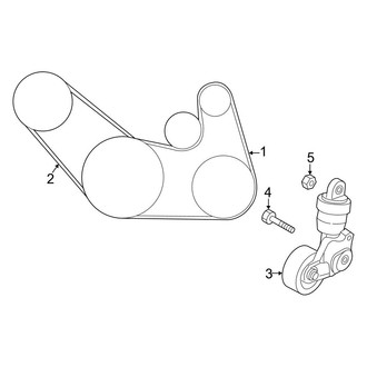 Mazda OE - Cooling - Belts & Pulleys (Mexico Built)