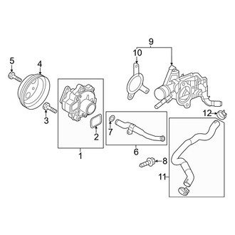 Mazda OE - Cooling - Water Pump (Mexico Built)