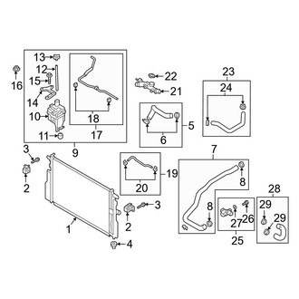 Mazda OE - Cooling - Radiator & Components (Mexico Built)