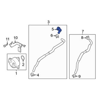 Mazda OE - Radiator Coolant Hose Adapter