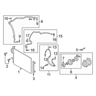 Mazda OE - A/C Refrigerant Line O-Ring