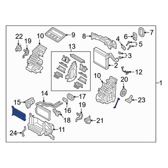 Mazda OE - HVAC Unit Case Assembly