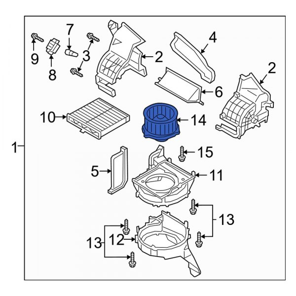 HVAC Blower Motor