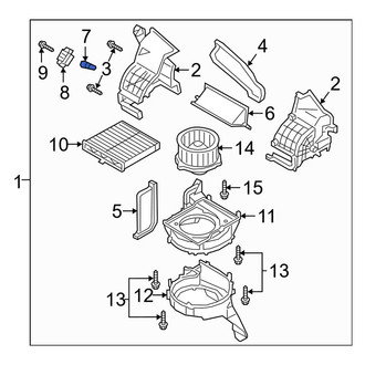 Mazda OE - HVAC Recirculation Door Actuator Link