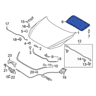 Mazda OE - Hood Insulation Pad
