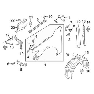 Mazda OE - Fender & Components (Japan Built)