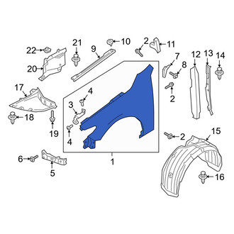 Mazda OE - Front Right Fender