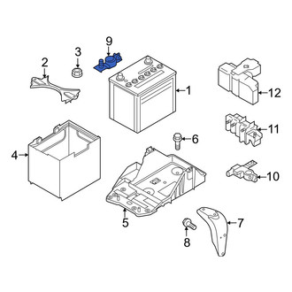 Mazda OE - Battery Cable Terminal End
