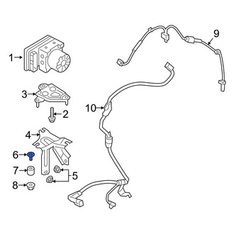 Mazda OE - ABS Hydraulic Assembly Spacer
