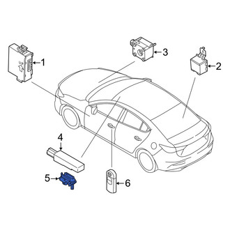 Mazda OE - Keyless Entry Antenna Clip