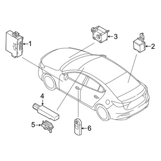 Mazda OE - Electrical - Keyless Entry Components