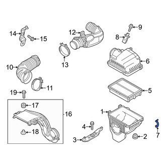 Mazda OE - Air Filter Housing Clamp