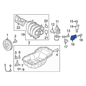 Mazda OE - Engine Variable Valve Timing (VVT) Solenoid Housing