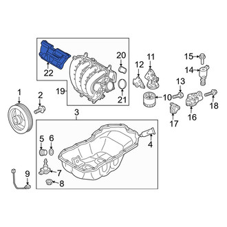 Mazda OE - Engine Intake Manifold Cover