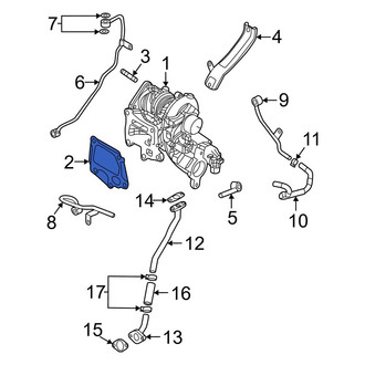 Mazda OE - Turbocharger Gasket