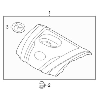 Mazda OE - Engine / Transaxle - Engine Appearance Cover (2.0L)