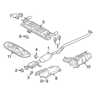 Mazda OE - Exhaust System - Exhaust Components (Japan Built)