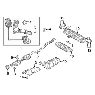Mazda OE - Exhaust System - Exhaust Components (Japan Built)