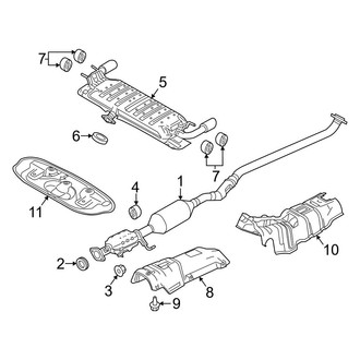 Mazda OE - Exhaust System - Exhaust Components (Japan Built)