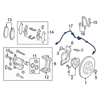 Mazda OE - Front ABS Wheel Speed Sensor