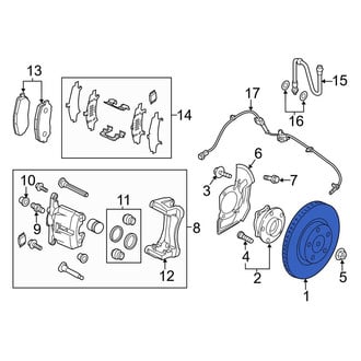 Mazda OE - Front Disc Brake Rotor