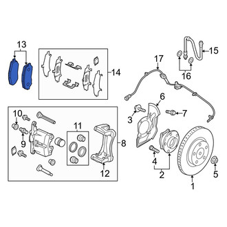 Mazda OE - Front Disc Brake Pad Set
