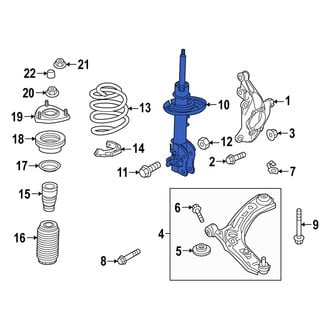 Mazda OE - Front Left Suspension Strut
